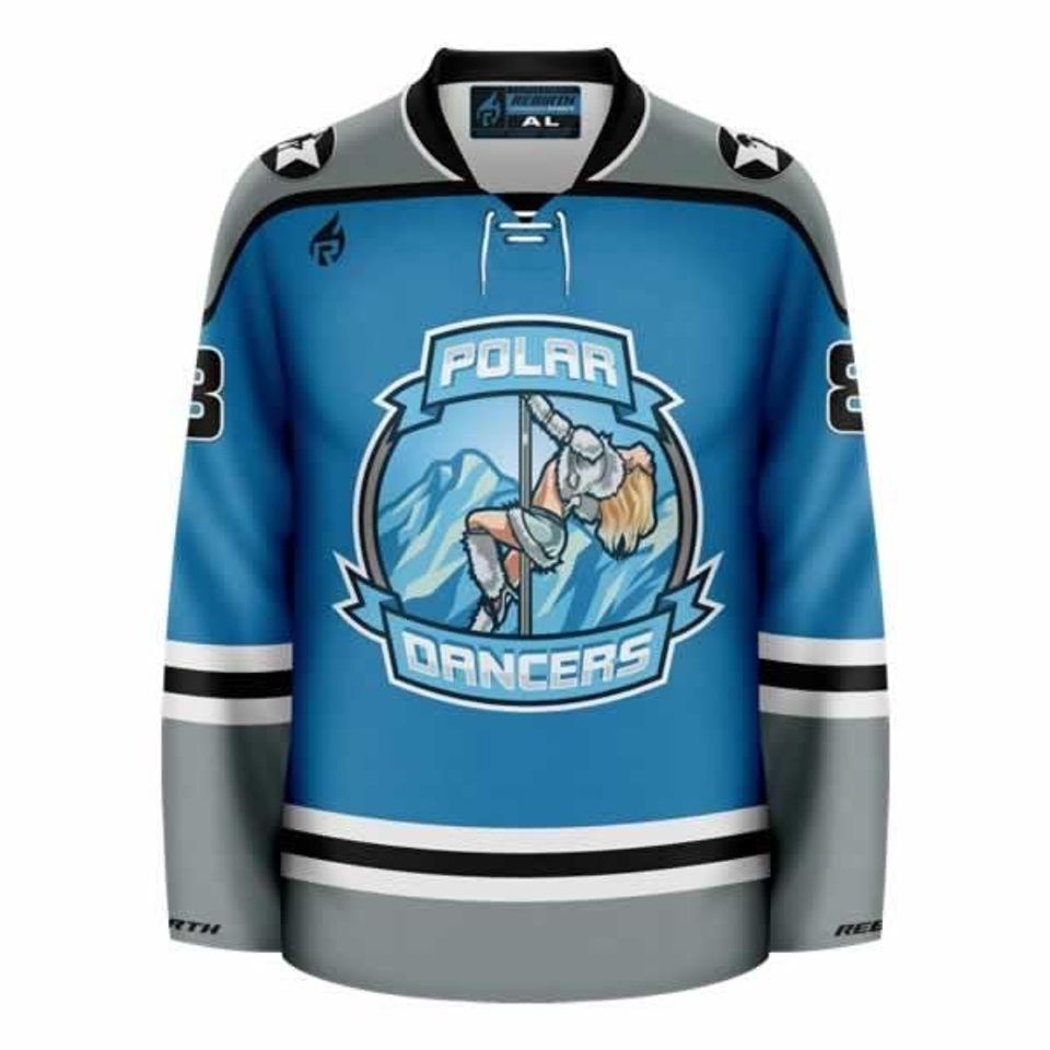 Polar Dancers Funny Hockey Jersey