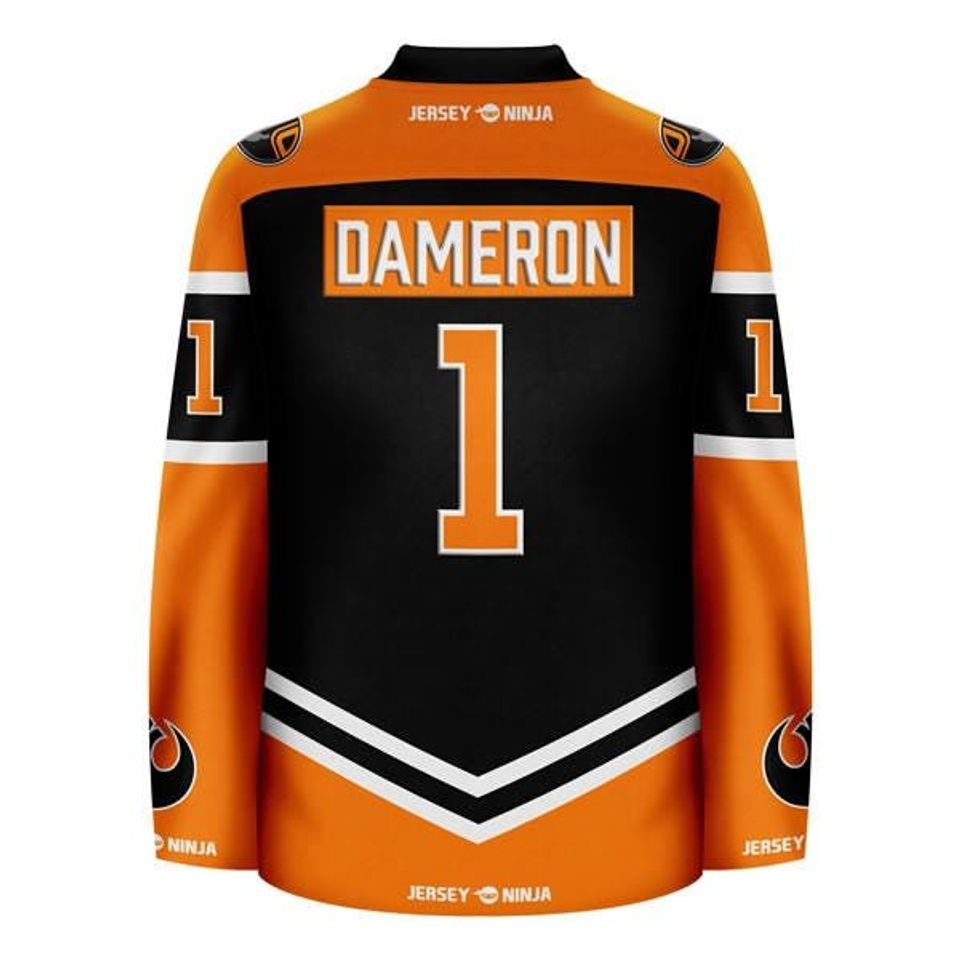 Black Squadron Dameron Hockey Jersey