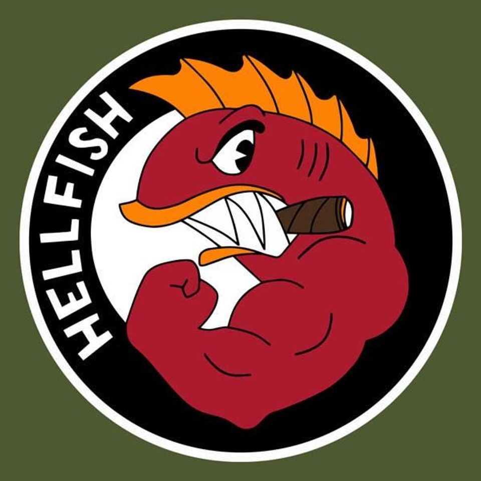 Flying Hellfish Simpson Hockey Jersey