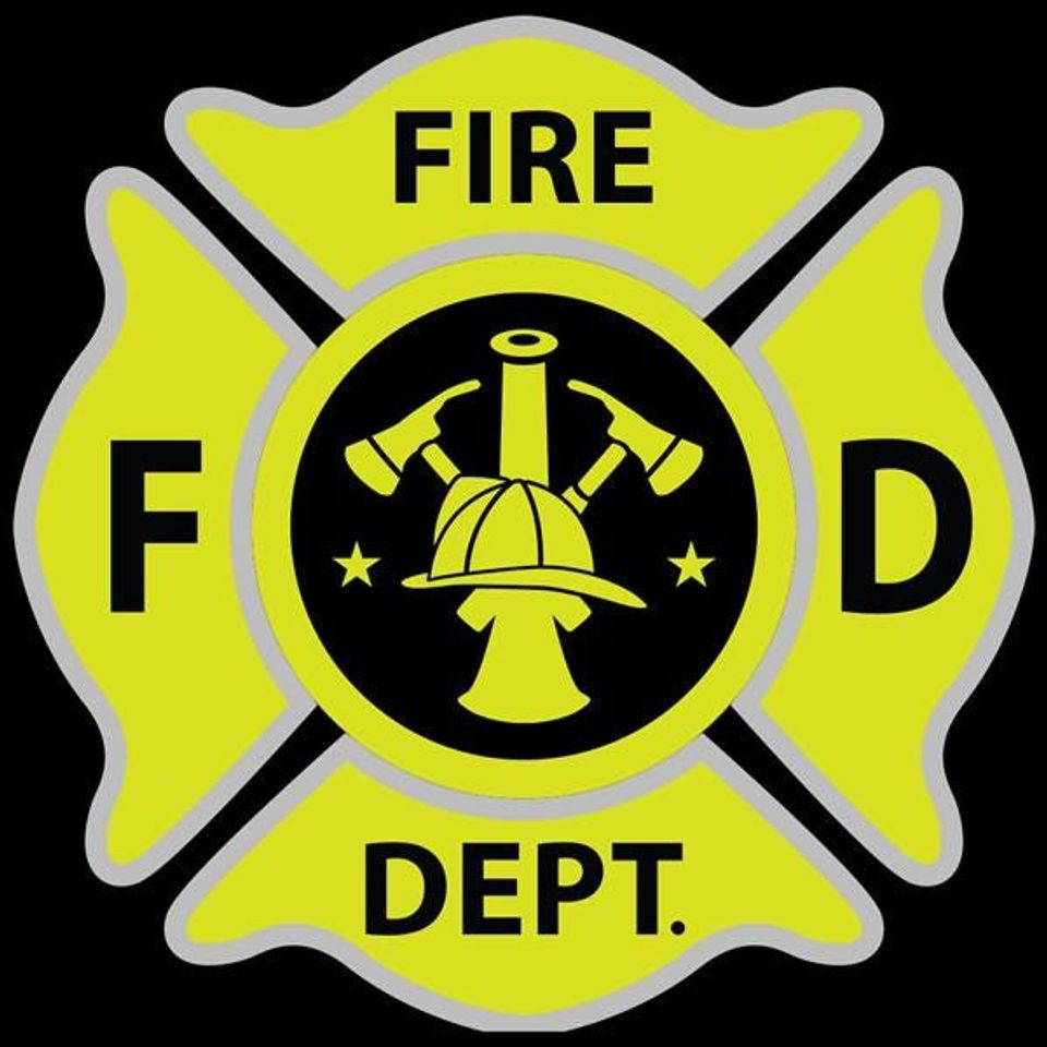 Firefighter - Turnout Gear Black Hockey Jersey