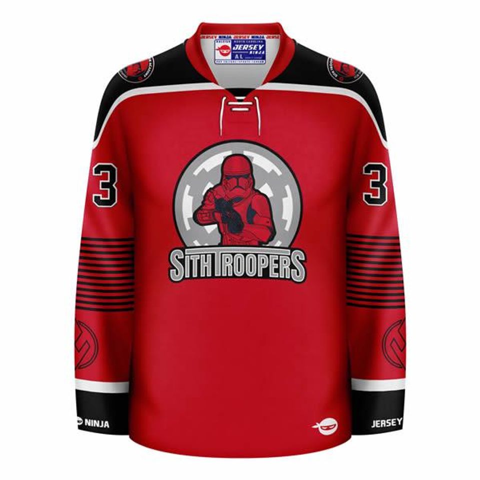 Sith Troopers Darth Revan Hockey Jersey
