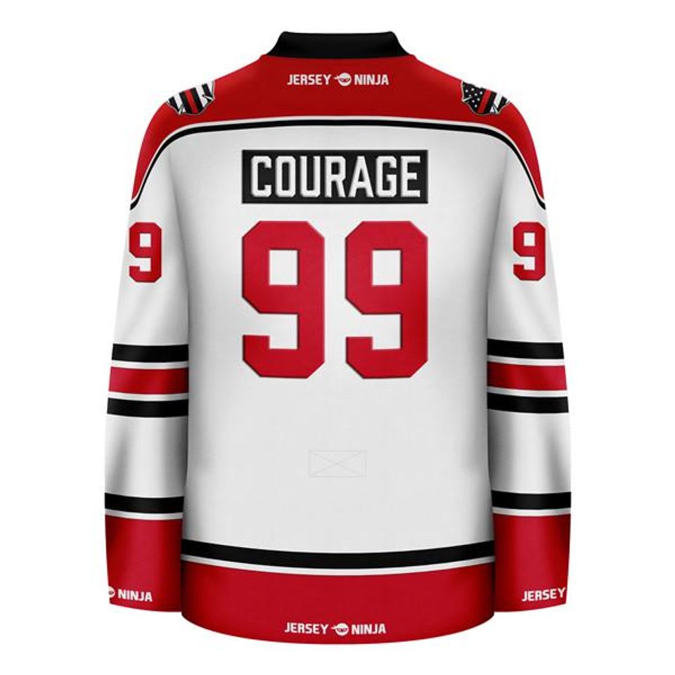 Firefighter - Thin Red LIne Hockey Jersey