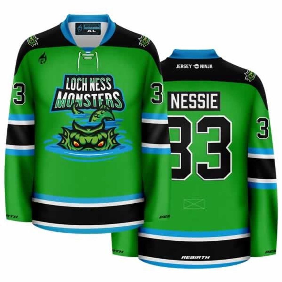 Loch Ness Monsters Mythical Hockey Jersey