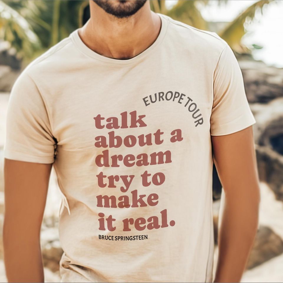 Bruce Springsteen Tour T-Shirt Unisex E Street Band Vintage Concert Tee