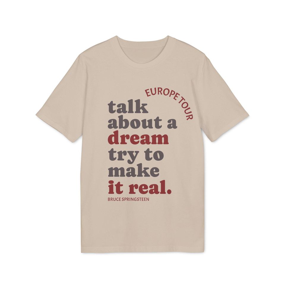 Bruce Springsteen Tour T-Shirt Unisex E Street Band Vintage Concert Tee