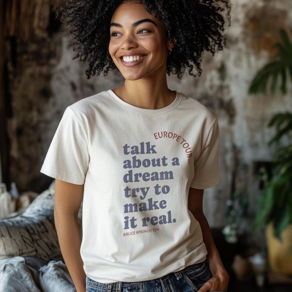 Bruce Springsteen Tour T-Shirt Unisex E Street Band Vintage Concert Tee
