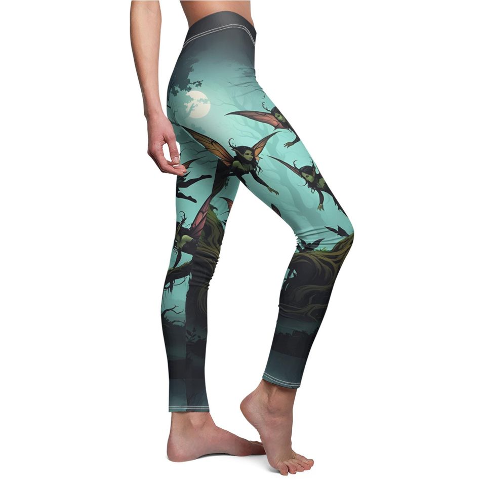 Halloween Spooky Gothic Costume Party Yoga Pilates Pants