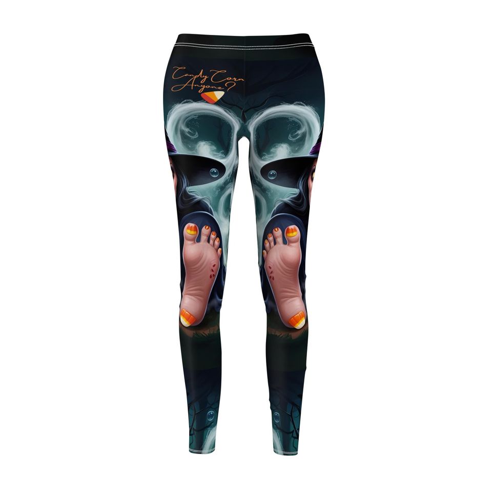 Halloween, Creepy, Candy Corn, Spooky, Candy Corn Leggings, Witch Leggings,