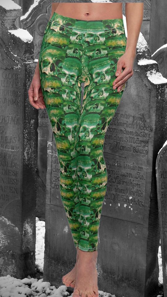 Skeleton Yoga legging for Halloween, Halloween costume, Halloween Gothic