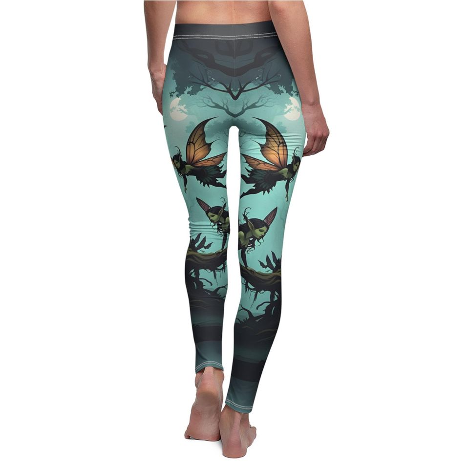 Halloween Spooky Gothic Costume Party Yoga Pilates Pants