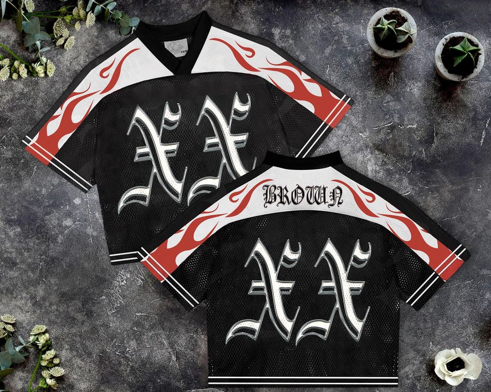 Brown Mesh Jersey, Concert Jersey, Game Day Commitment Gift