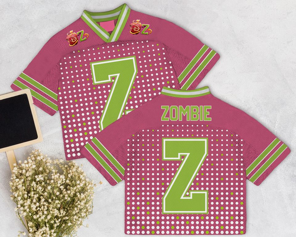 Descendants Zombies Worlds Collide Tour Mesh Jersey, Concert Jersey, Game Day Commitment Gift