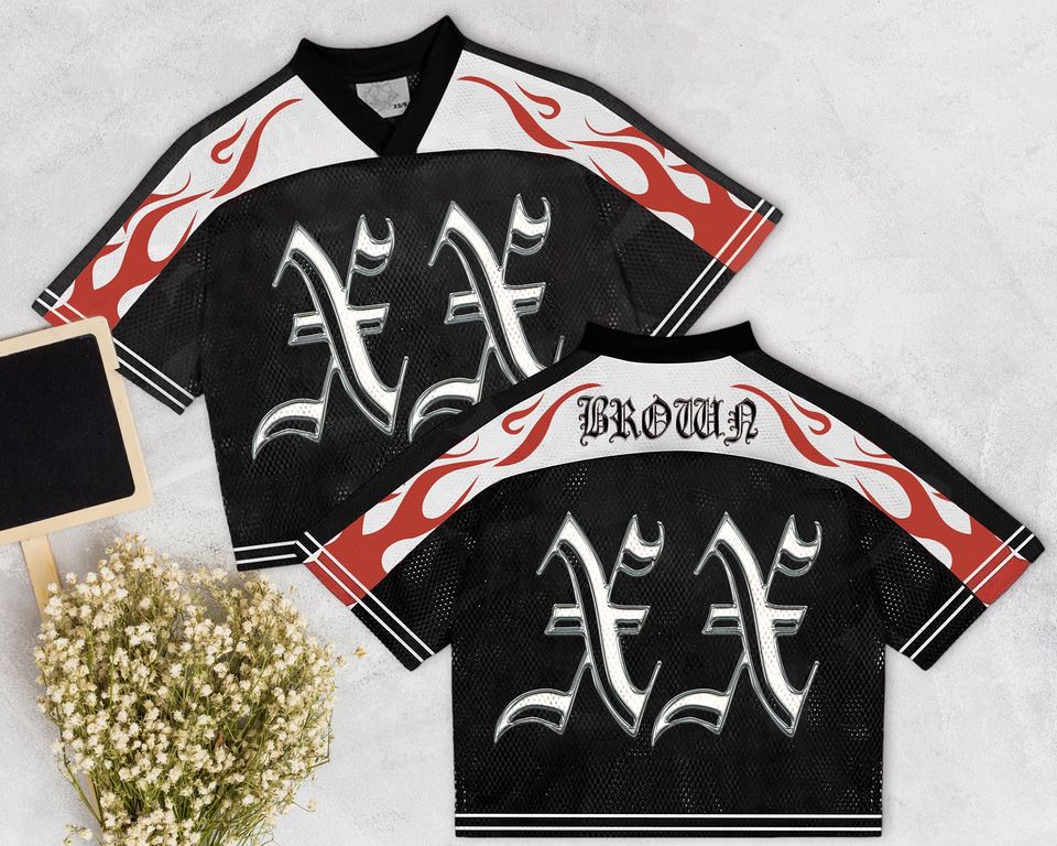 Brown Mesh Jersey, Concert Jersey, Game Day Commitment Gift