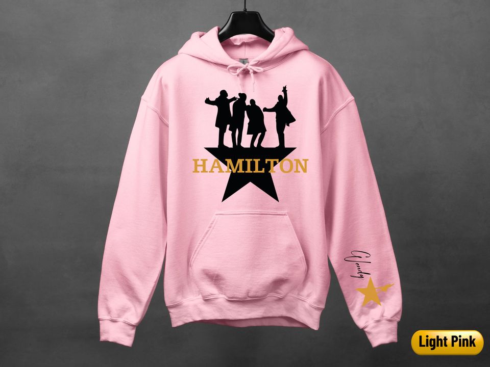 Personalized Hamilton Hoodie: American Musical Shirt