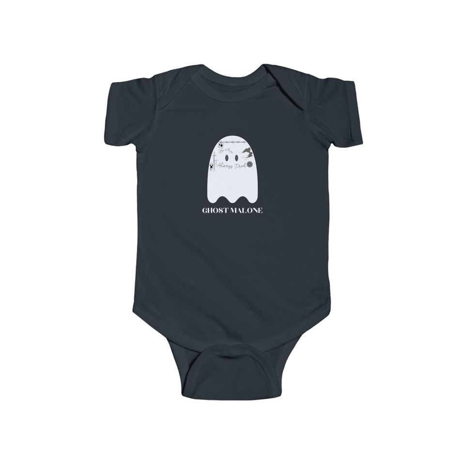 Infant Fine Jersey Bodysuit- Ghost Malone