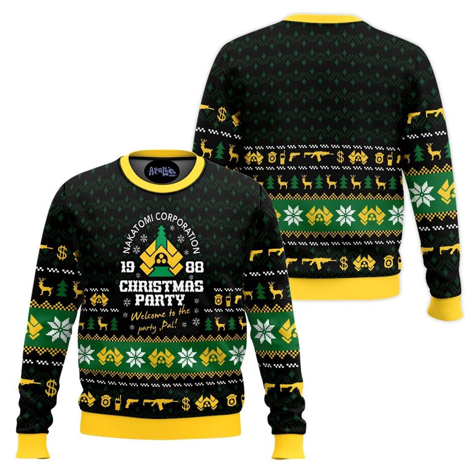 Die Hard Ugly Sweater, Nakatomi Plaza Christmas Sweatshirt