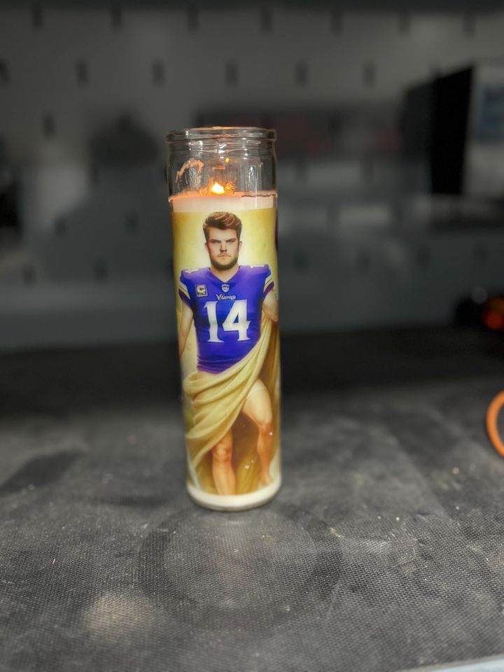 Vikings Sam Darnold Prayer Candle