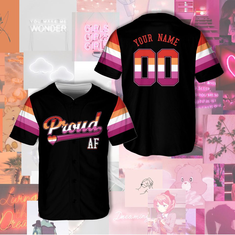 Personalized LGBTQ Baseball Jersey