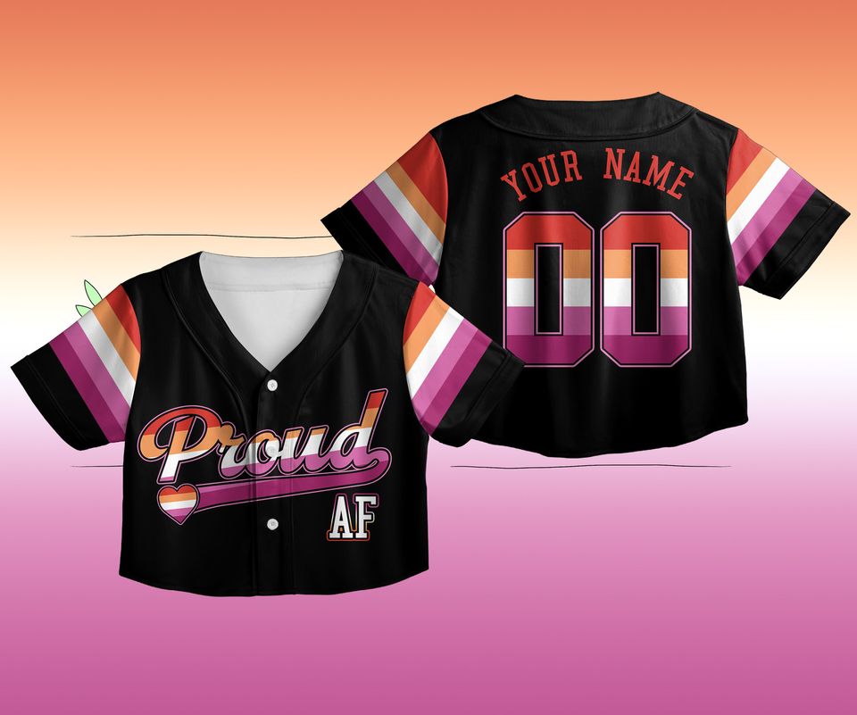 Personalized LGBTQ Baseball Jersey