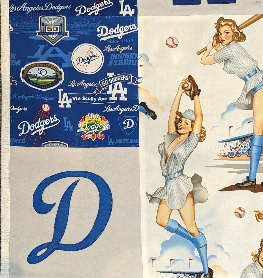 Dodgers Pin Up Girls Blanket