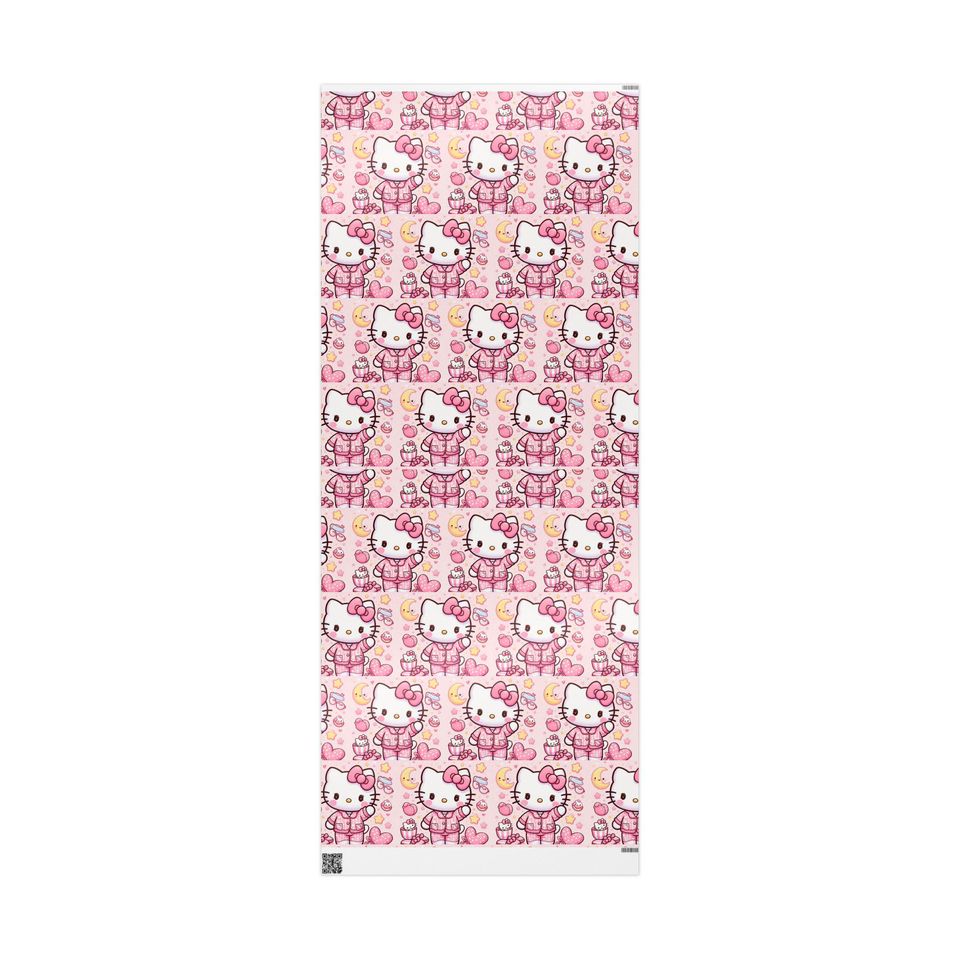 Cute Hello Kitty Wrapping Paper