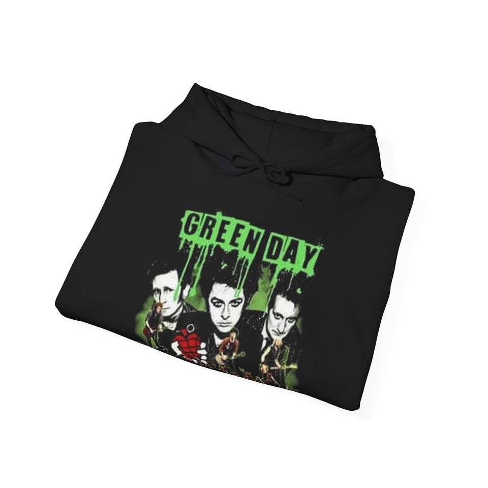 Green Day Tour Unisex Double Sided Hoodie