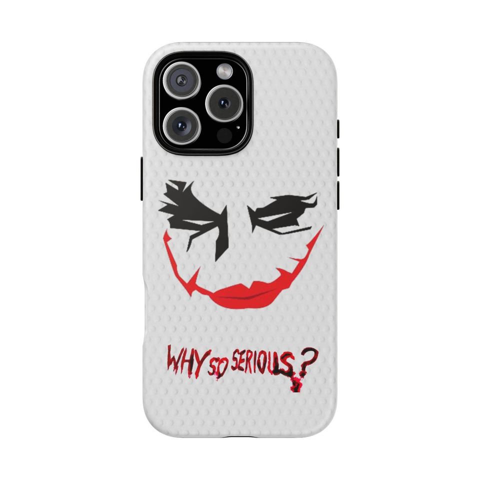 Joker Smile Phone Case – Why So Serious Comic Cover for iPhone