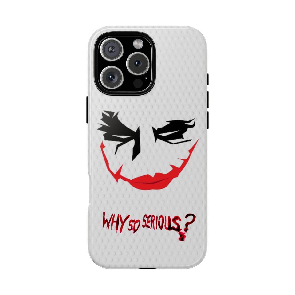 Joker Smile Phone Case – Why So Serious Comic Cover for iPhone