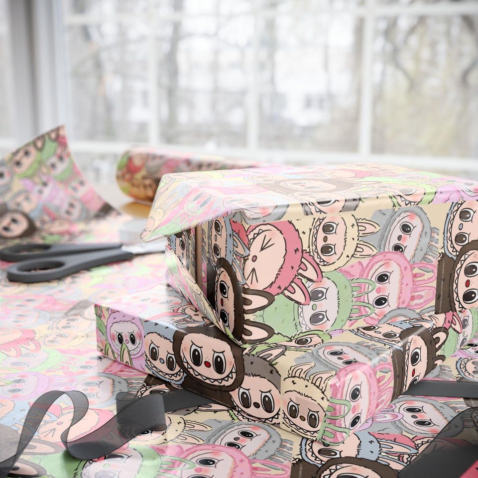 Labubu Eco-Friendly Character Gift Wrap