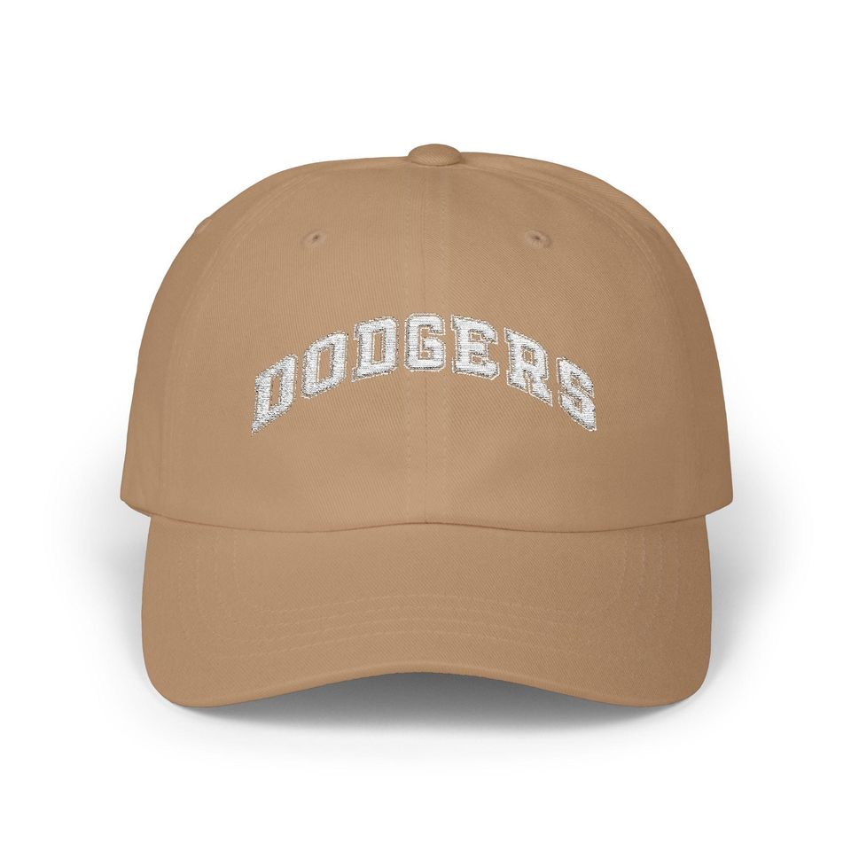 Embroidered Dodgers Dad Hat, Classic Baseball Cap
