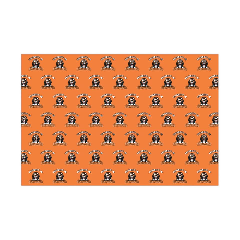 Tennessee Vols Gift Wrap: College Football Decor
