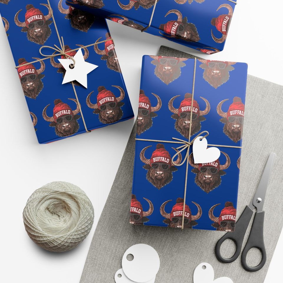 Buffalo Bills Gift Wrap: Football Fan Wrapping Paper