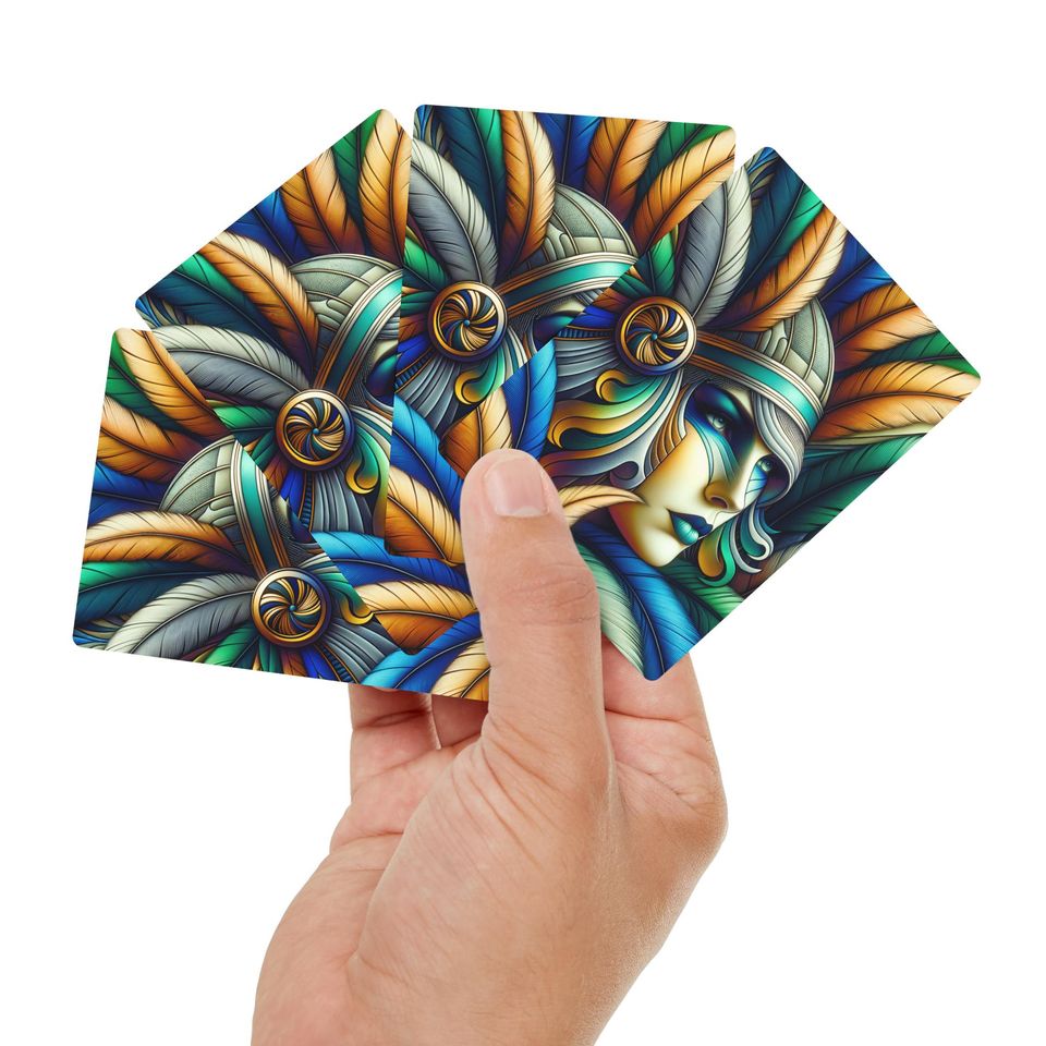 Art Deco Flapper Playing Cards - Poker Deck