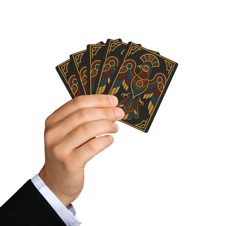 Art Deco Bird Playing Cards - Vintage-Inspired Poker Set