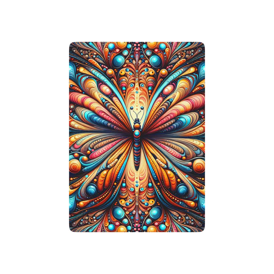 Butterfly Poker Playing Cards: Vibrant Artistic Card Deck