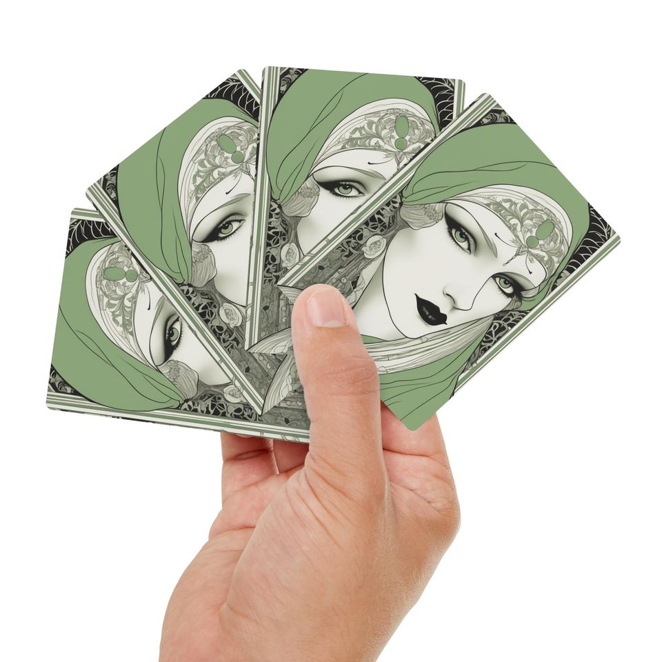 Art Deco Playing Cards - Vintage Inspired Poker Deck