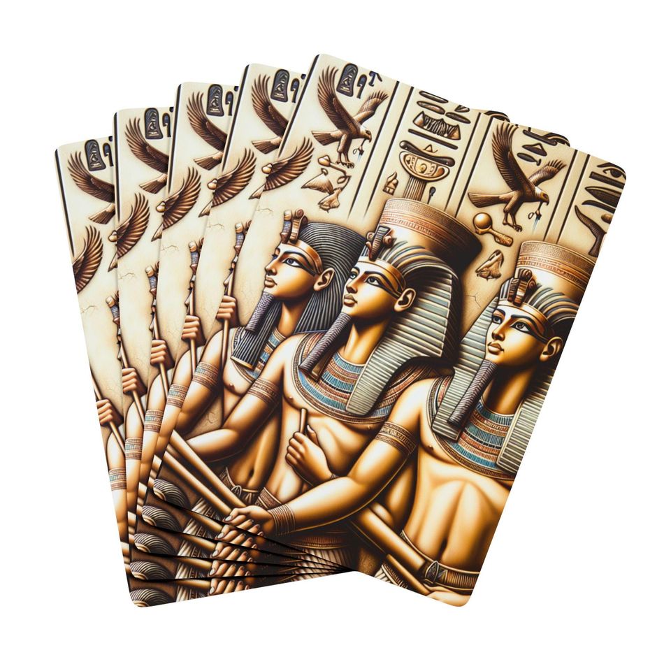 Egyptian Pharaoh Poker Cards: Unique Themed Card Deck