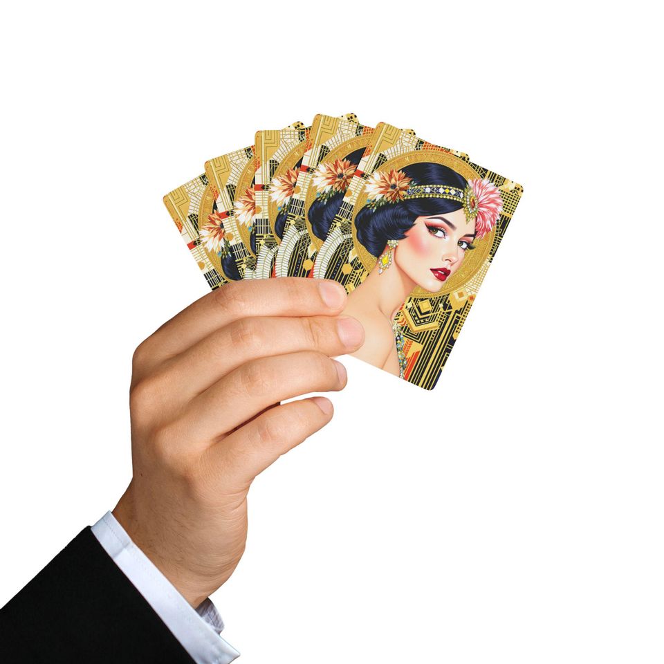 Art Deco Poker Cards - 1920s Style Playing Card Deck