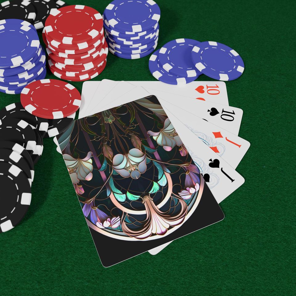 Art Nouveau Playing Cards - Vintage Poker Set for Gaming