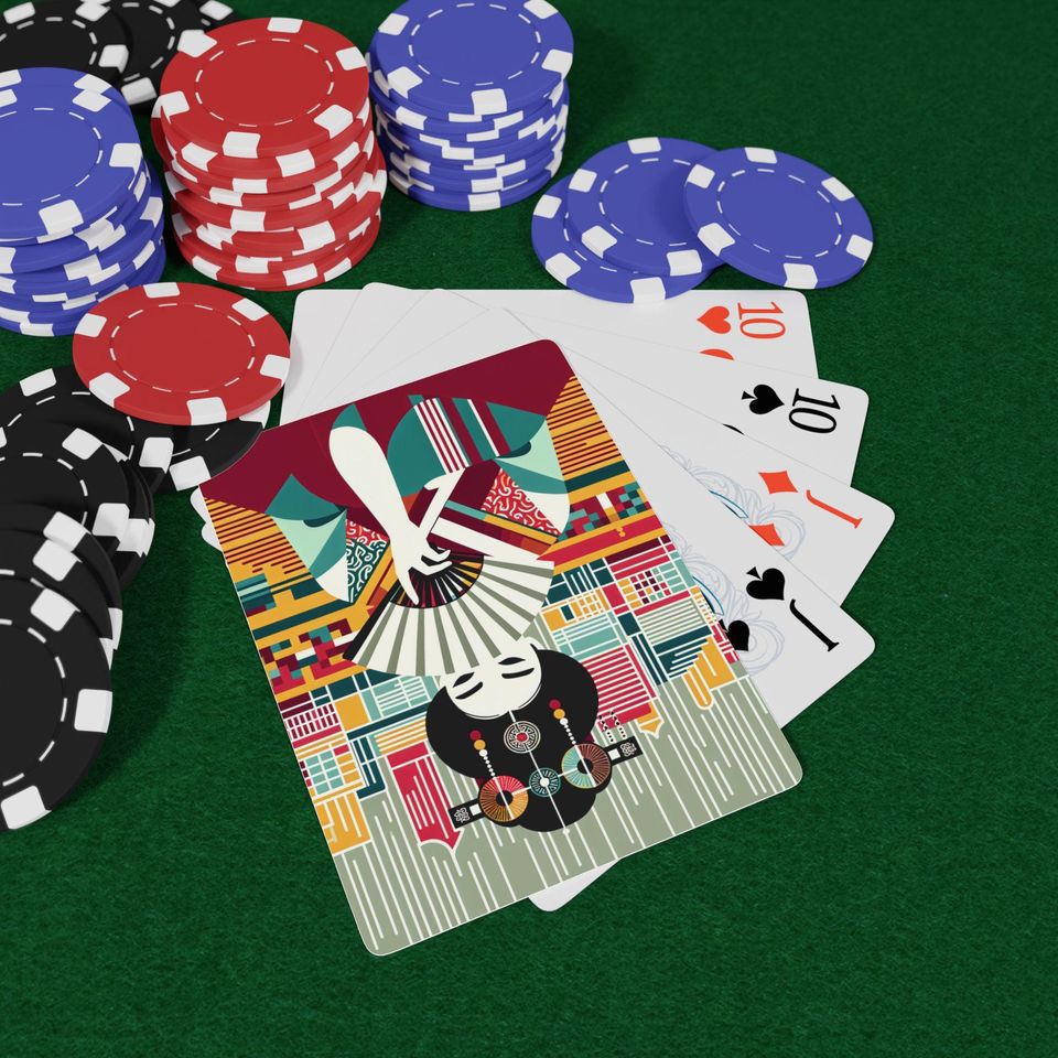 Geisha Poker Cards: Japanese Illustrated Card Deck