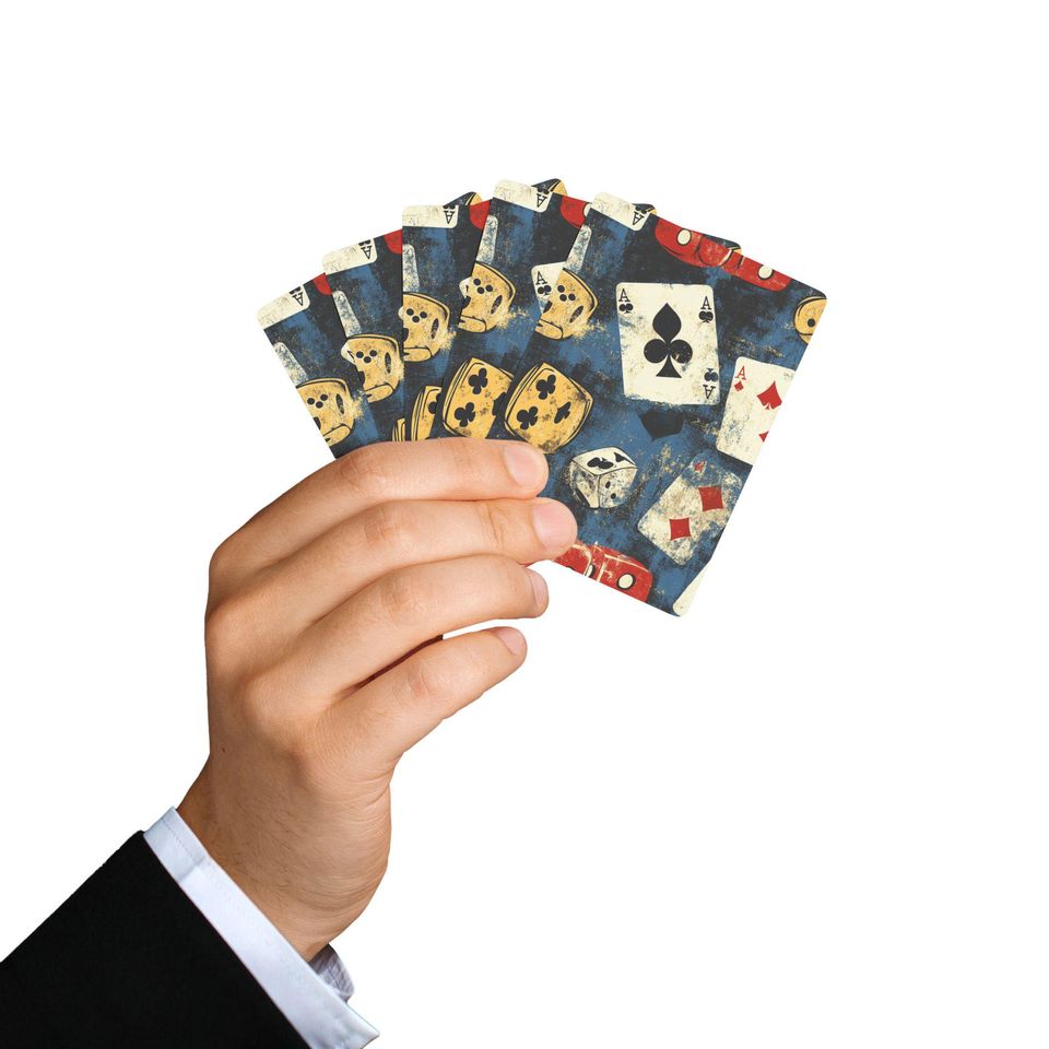 Vintage Poker Playing Cards: Classic Game Night Essential