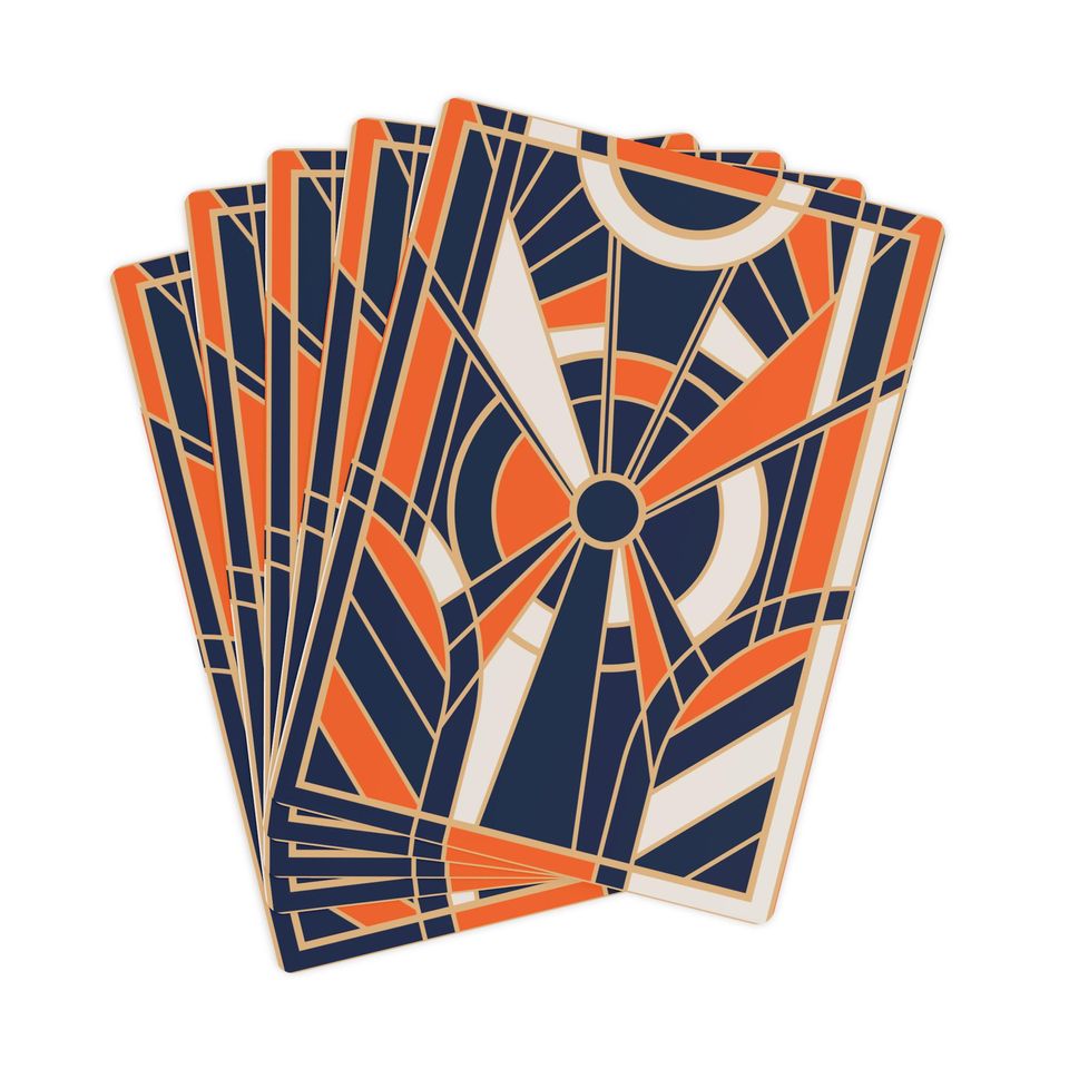 Art Deco Playing Cards - Retro Casino Game Night Deck