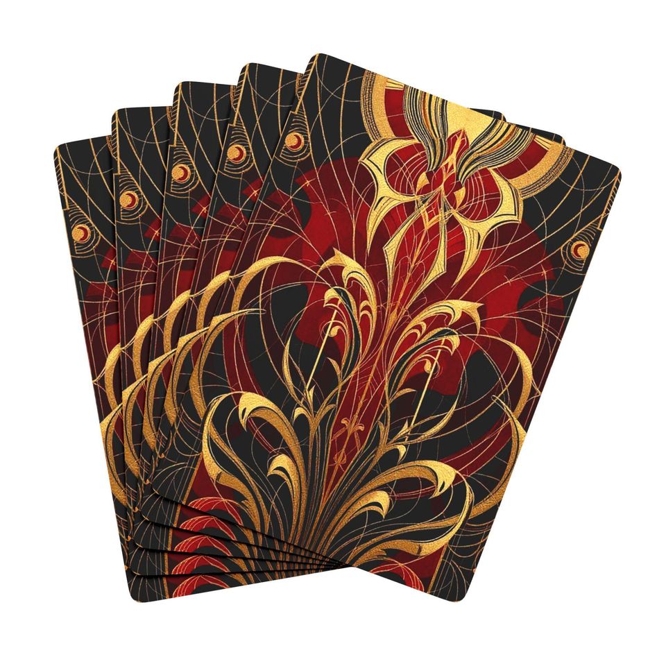 Art Deco Playing Cards: Vintage Style Poker Card Deck