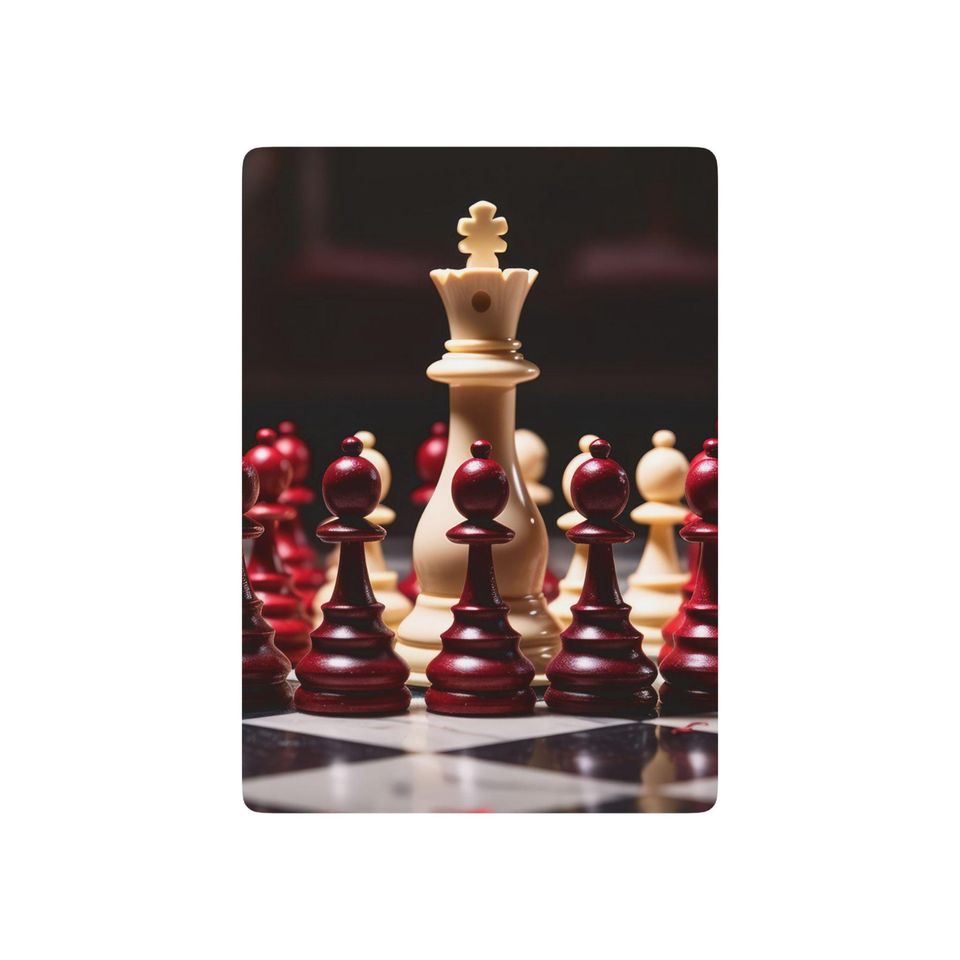 Chess Set Playing Cards: Game Night Poker Accessories