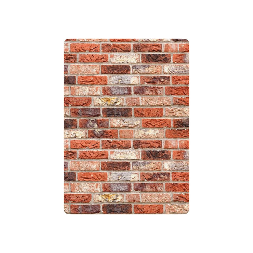 Brick Wall Poker Cards: Custom Casino Decor, Gamers Gift