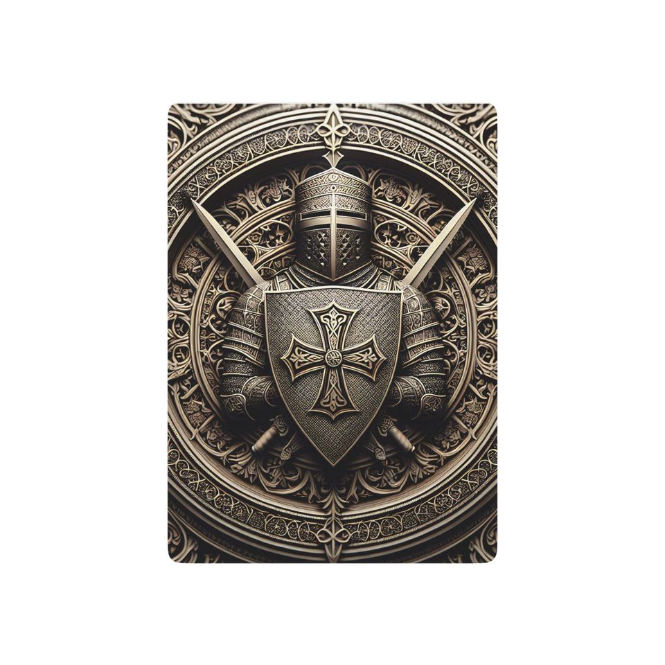 Knights Templar Playing Cards: Medieval Card Game Deck
