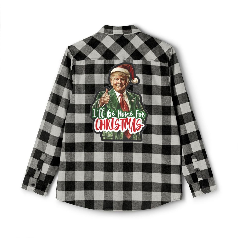 Trump Christmas Flannel Shirt
