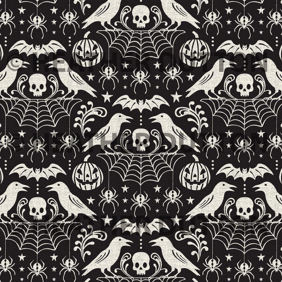 Halloween Bedding set, Vintage Halloween Decoration