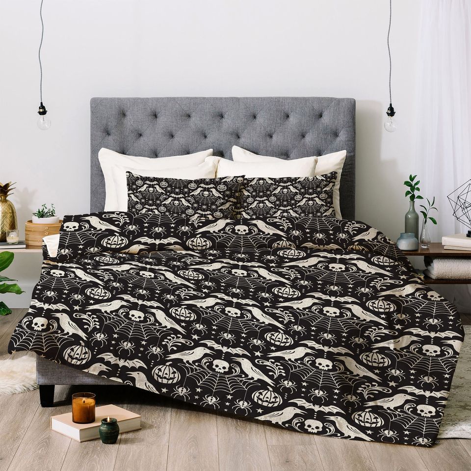 Halloween Bedding set, Vintage Halloween Decoration