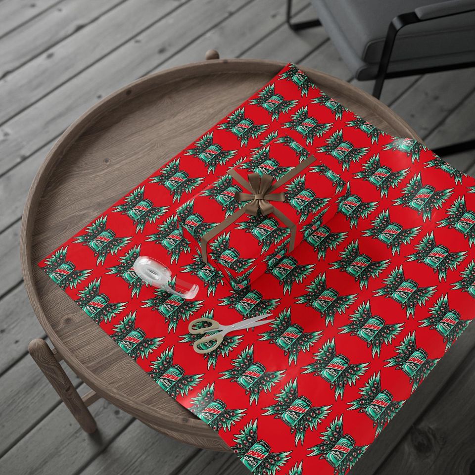 Be Not Afraid Baja Blast Wrapping Paper Funny Wrapping Paper Christmas Wrapping Paper Meme Wrapping Paper Christmas Wrapping Paper Roll